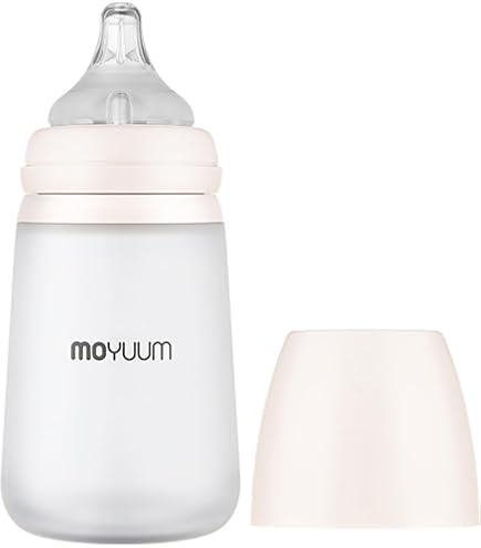 moYUUm モユム シリコンコーティングガラス哺乳瓶（240ml） 2セット シリコンコーティングガラス 哺乳瓶 (240ml) | moyuum japan オフィシャル